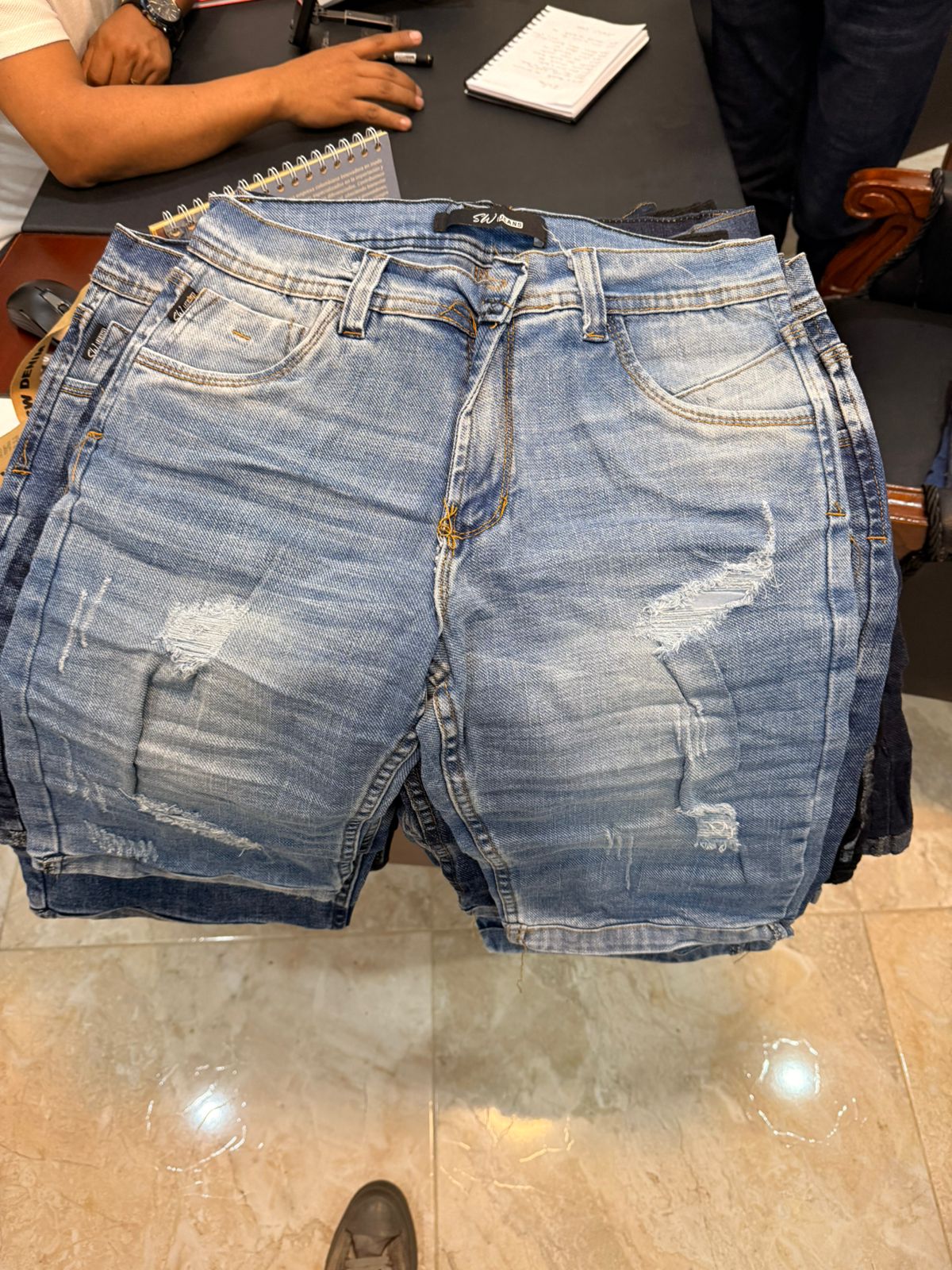 Bermuda Denim Stone Wash