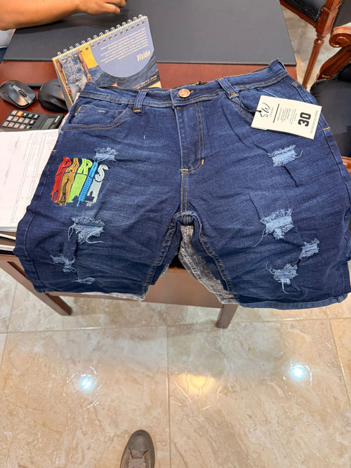 Bermuda Paris - Bordado